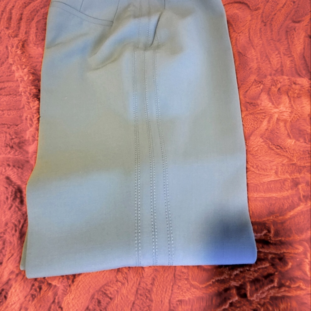 Victoria Beckham Size 6 Teal Slacks